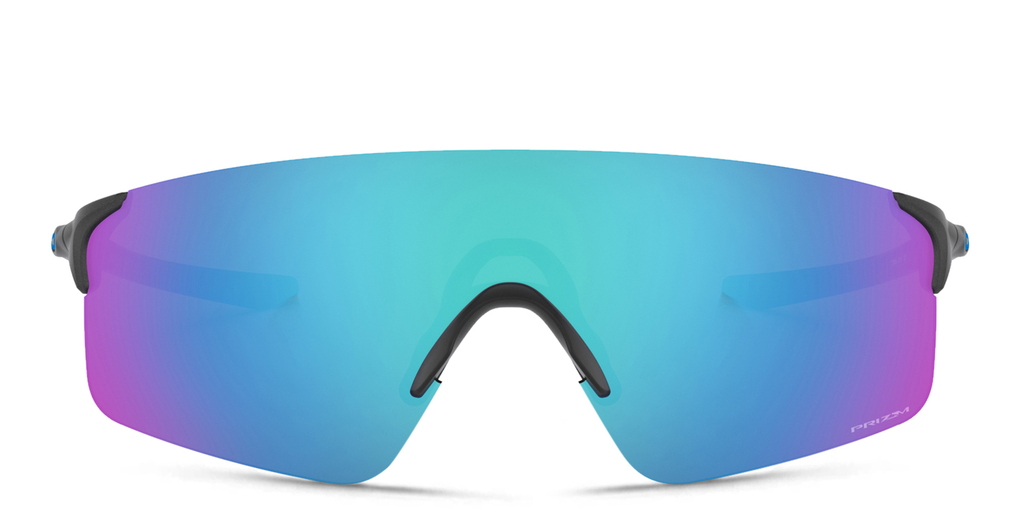 

Evzero Blades Rimless Rectangle Sunglasses, Blue