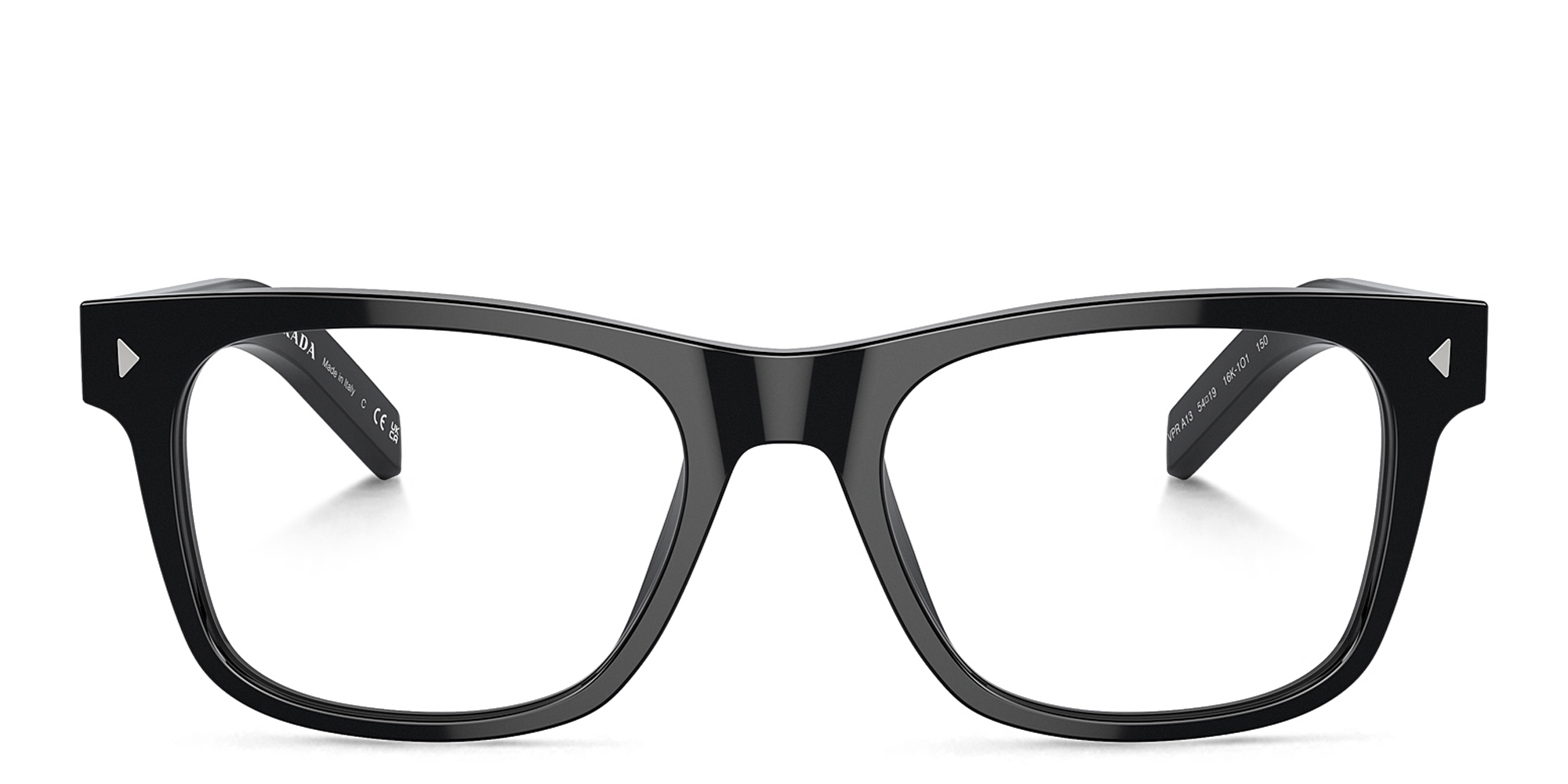 

Logo Square Eyeglasses, Black