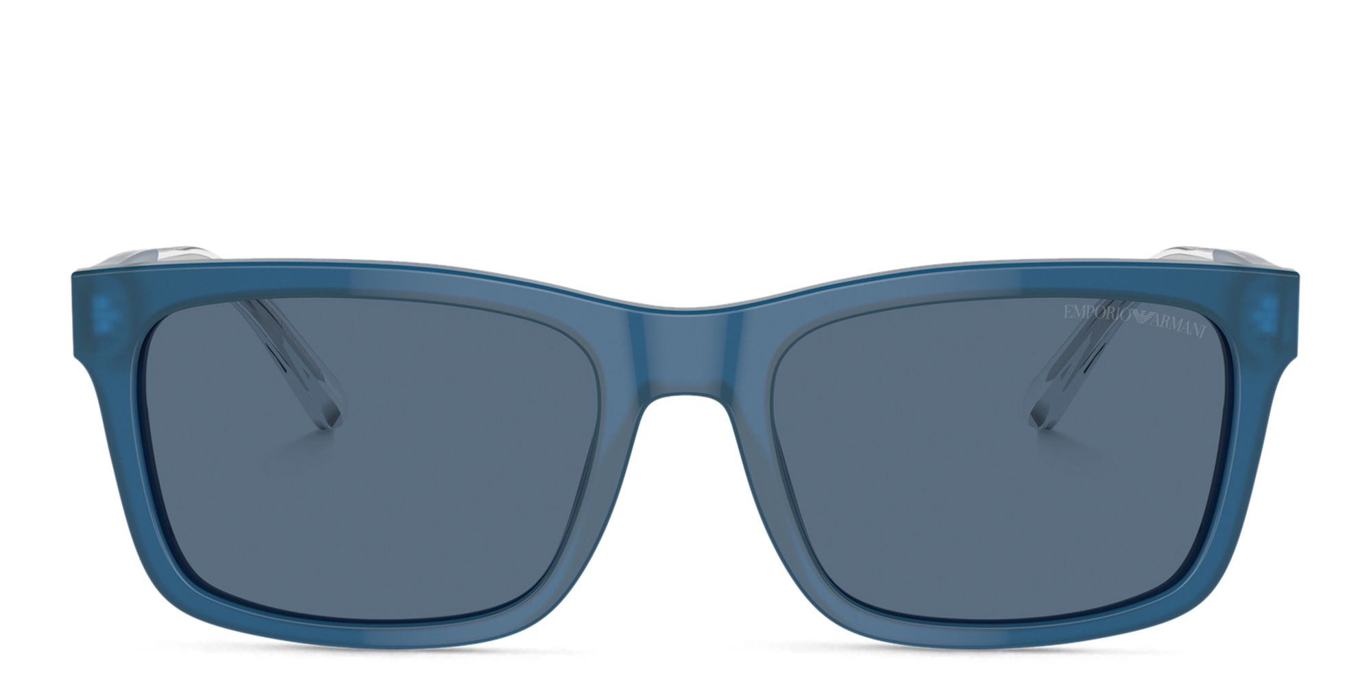 

Logo Rectangle Sunglasses, Blue