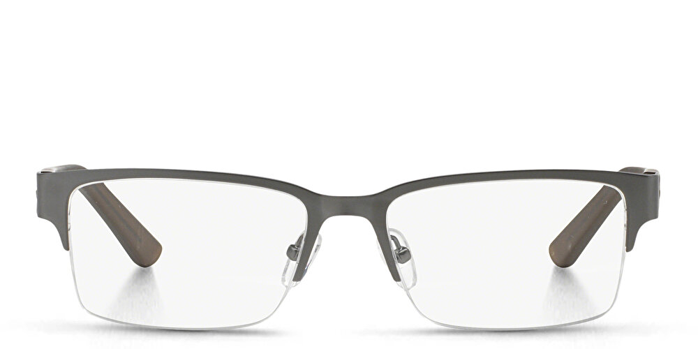 ARMANI EXCHANGE Half-Rim Rectangle Eyeglasses