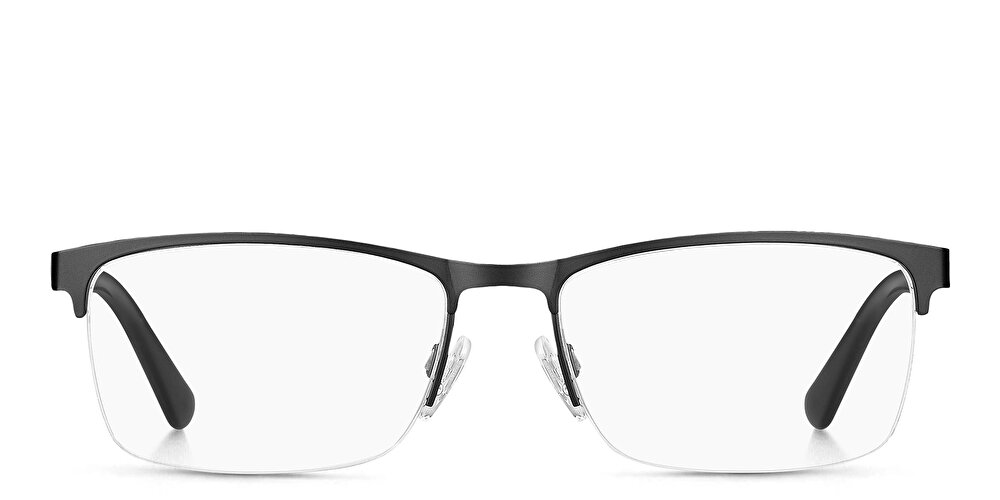 TOMMY HILFIGER Wide Half-Rim Rectangle Eyeglasses