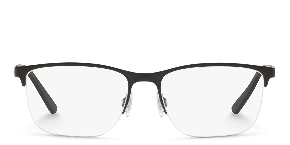 POLO Wide Half-Rim Rectangle Eyeglasses