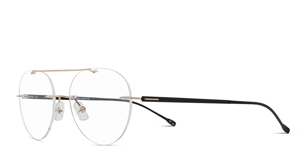 تيمبو سكا نظارات طبية دائرية بدون إطار