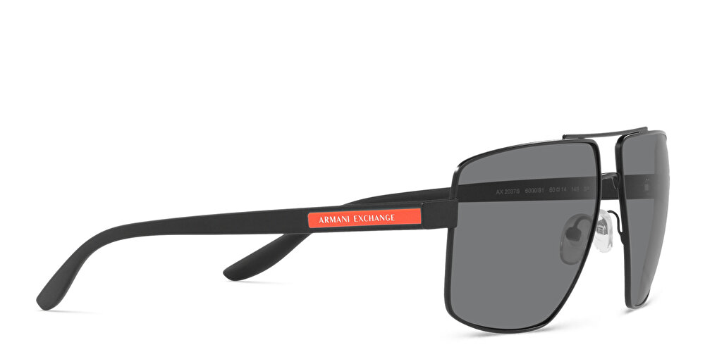 ارماني إكستشينج نظارات شمسية بإطار غير منتظم