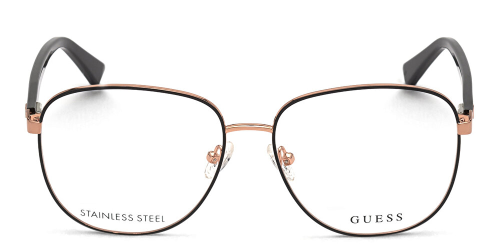 GUESS Wide Square Eyeglasses