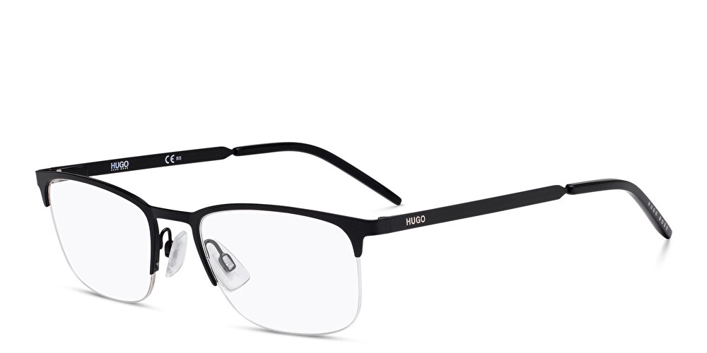 HUGO BOSS Half-Rim Rectangle Eyeglasses
