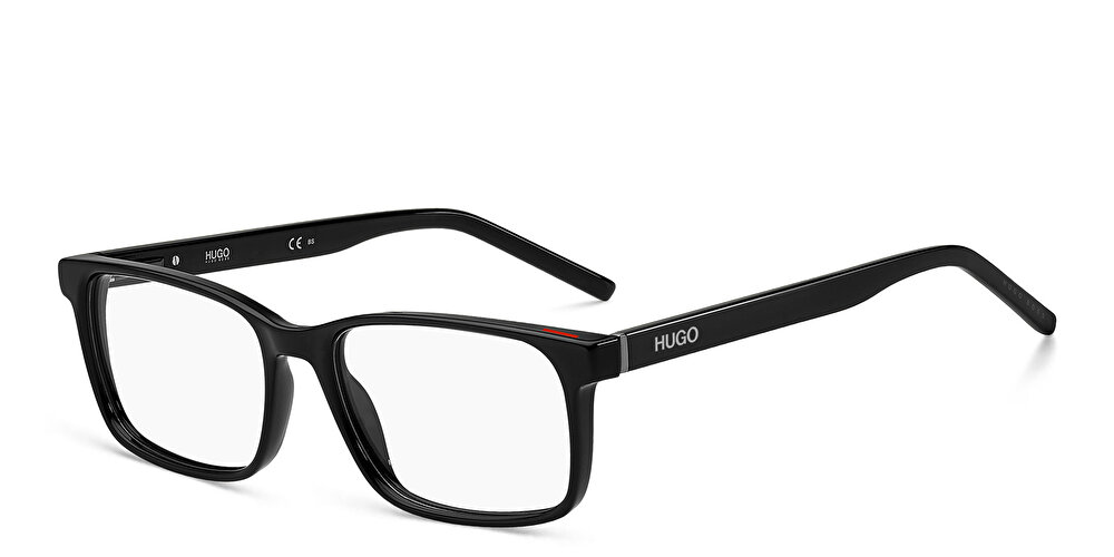 HUGO BOSS Wide Rectangle Eyeglasses