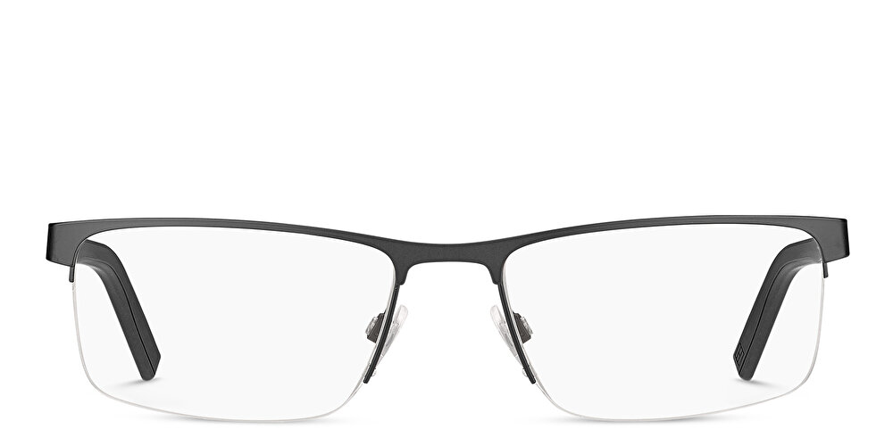 تومي هيلفيغر نظارات طبية مستطيلة واسعة بنصف إطار
