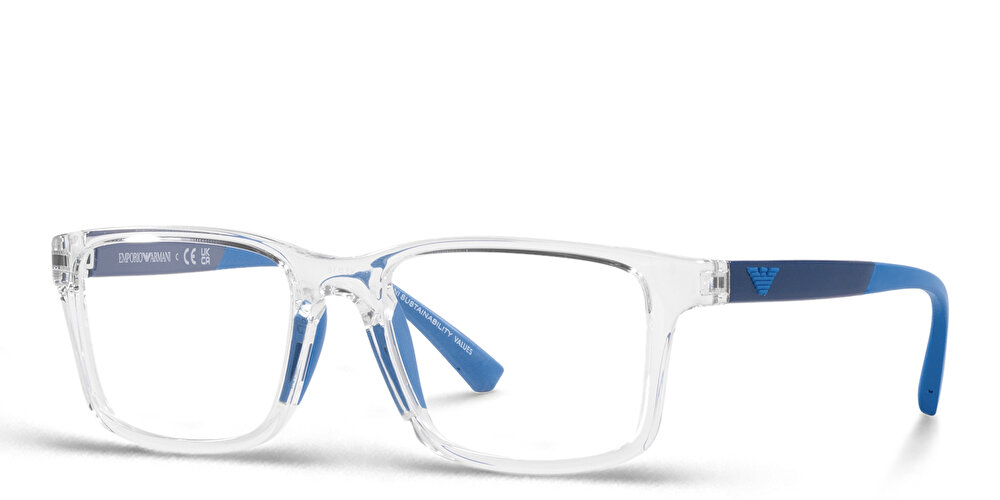 EMPORIO ARMANI Kids Rectangle Eyeglasses