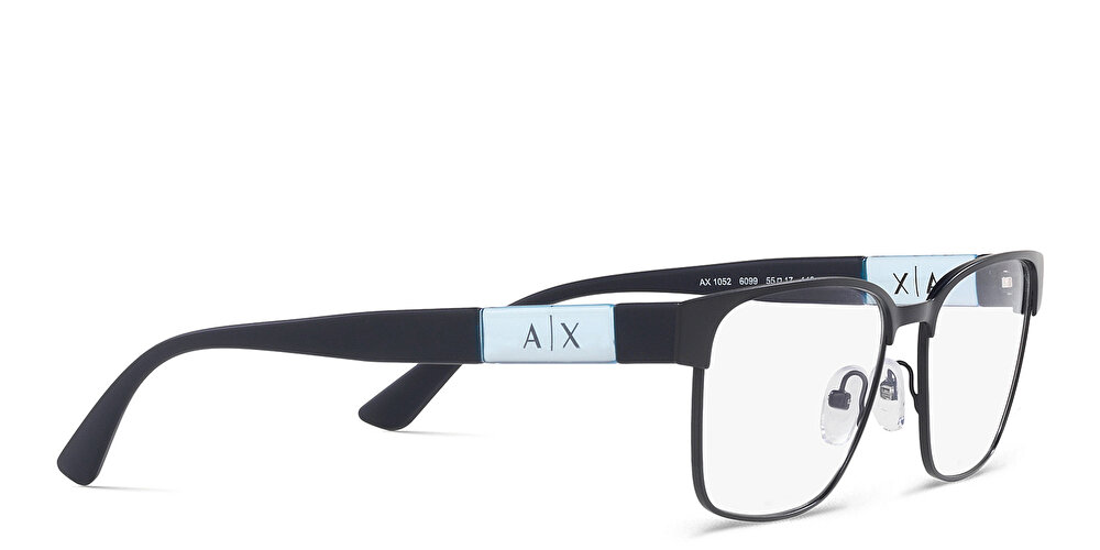 ARMANI EXCHANGE  Wide Rectangle Eyeglasses