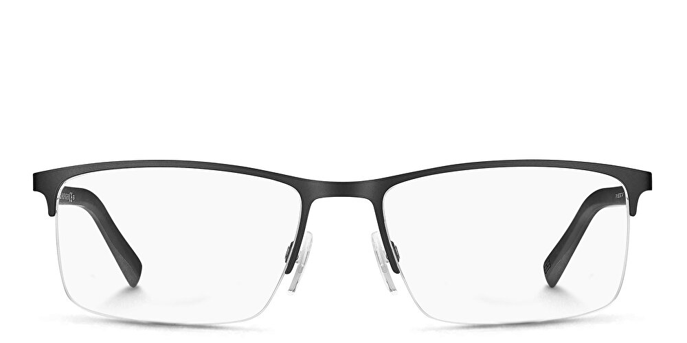 TOMMY HILFIGER Half-Rim Wide Rectangle Eyeglasses
