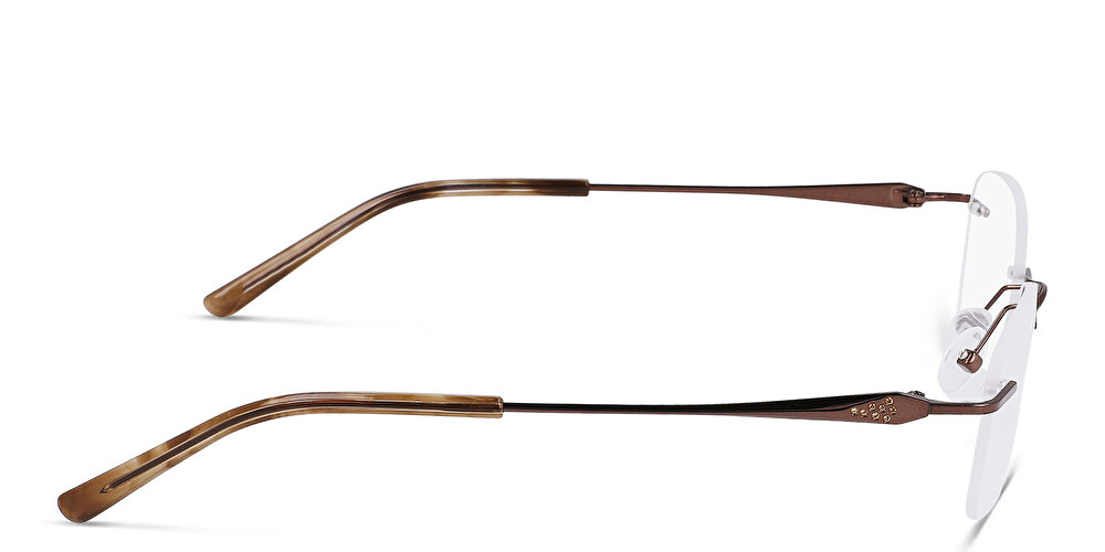 PURE Airlock Patina 201 Rimless Rectangle Eyeglasses