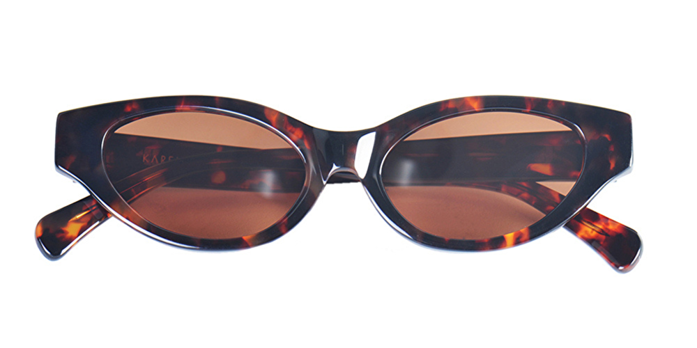 نظارات شمسية جلاموروس بإطار بيضاوي