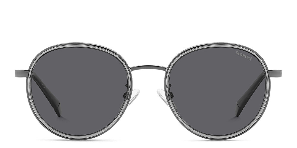 Polaroid Logo Unisex Round Sunglasses