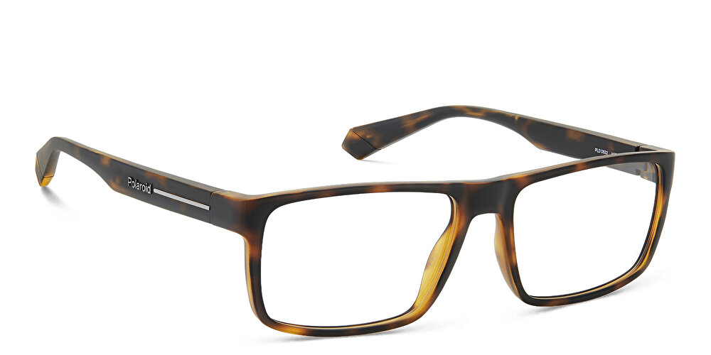 Polaroid Logo Unisex Rectangle Eyeglasses