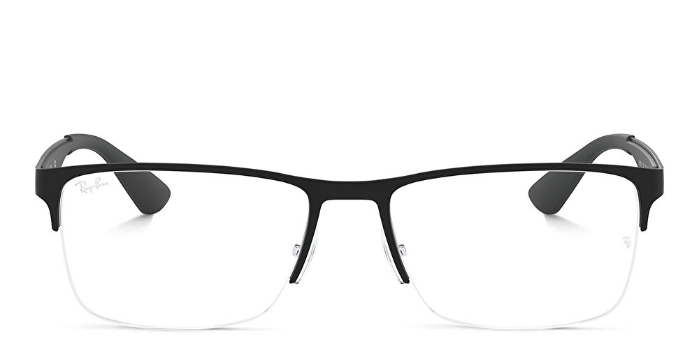Ray-Ban Optics Unisex Half-Rim Rectangle Eyeglasses