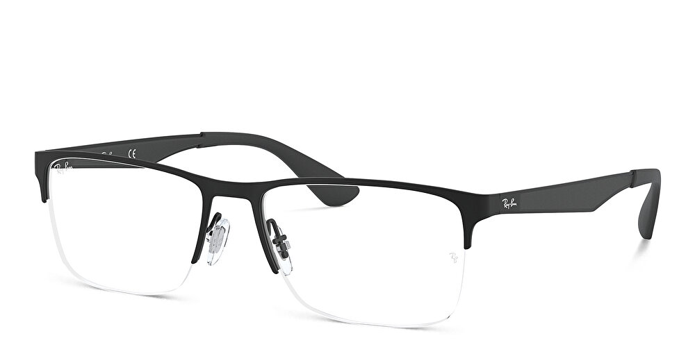 Ray-Ban Optics Unisex Half-Rim Rectangle Eyeglasses