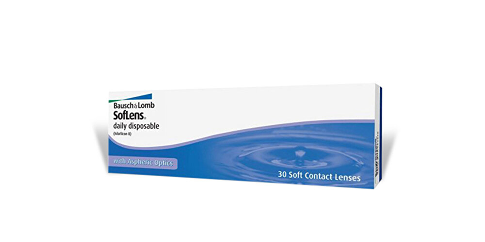 Soflens Daily Pack/30 1-Day Clear Contact Lenses