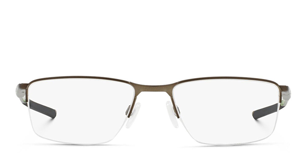 اوكلي نظارات طبية سوكيت 5.5 مستطيلة بنصف إطار