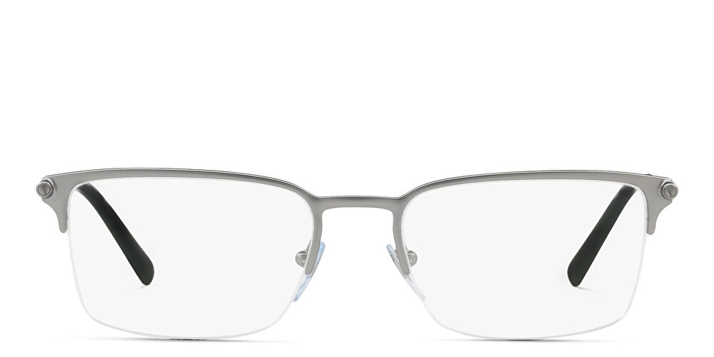 BVLGARI Half Rim Rectangle Eyeglasses