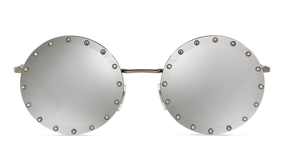 VALENTINO Rimless Round Sunglasses