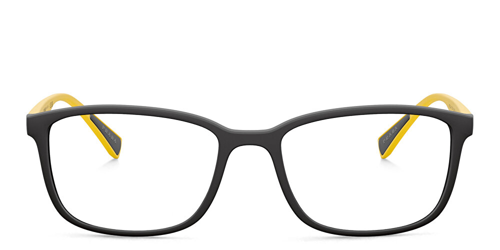 PRADA LINEA ROSSA Wide Rectangle Eyeglasses
