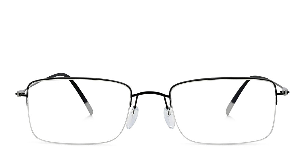 Silhouette Half Rim Rectangle Eyeglasses