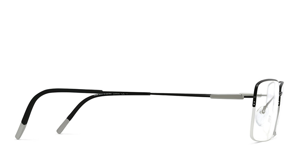 Silhouette Half Rim Rectangle Eyeglasses