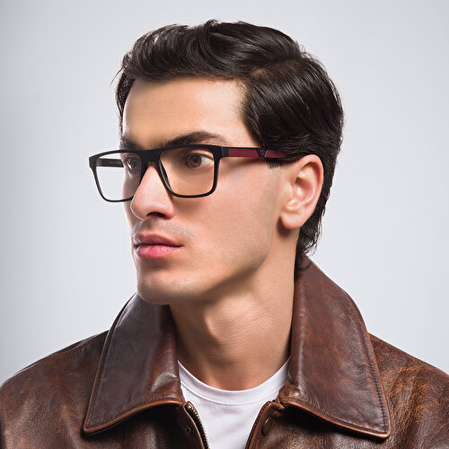EMPORIO ARMANI Rectangle Eyeglasses
