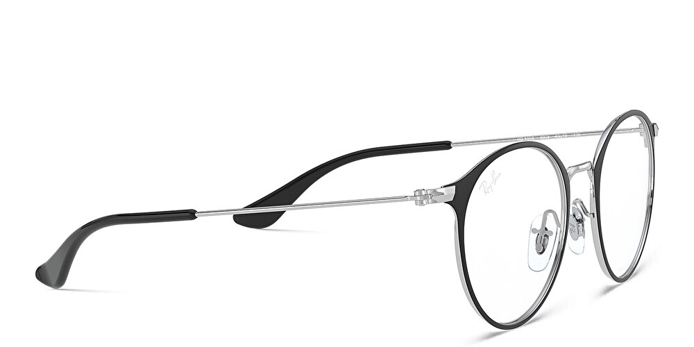 راي بان جونيور نظارة طبية معدنية بإطار دائري للصغار