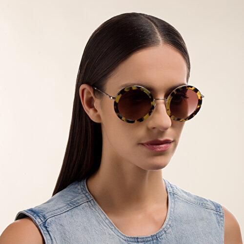 MIU MIU Oversized Round Sunglasses