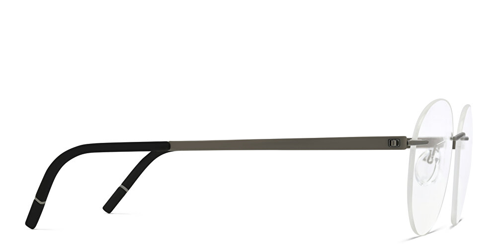 Silhouette Unisex Rimless Round Eyeglasses