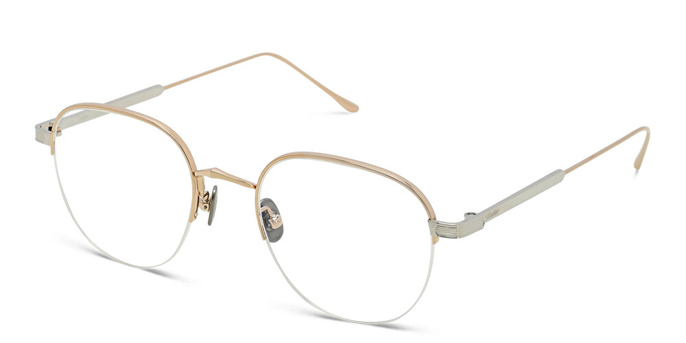 Cartier Signature 'C'de Cartier Half-Rim Eyeglasses