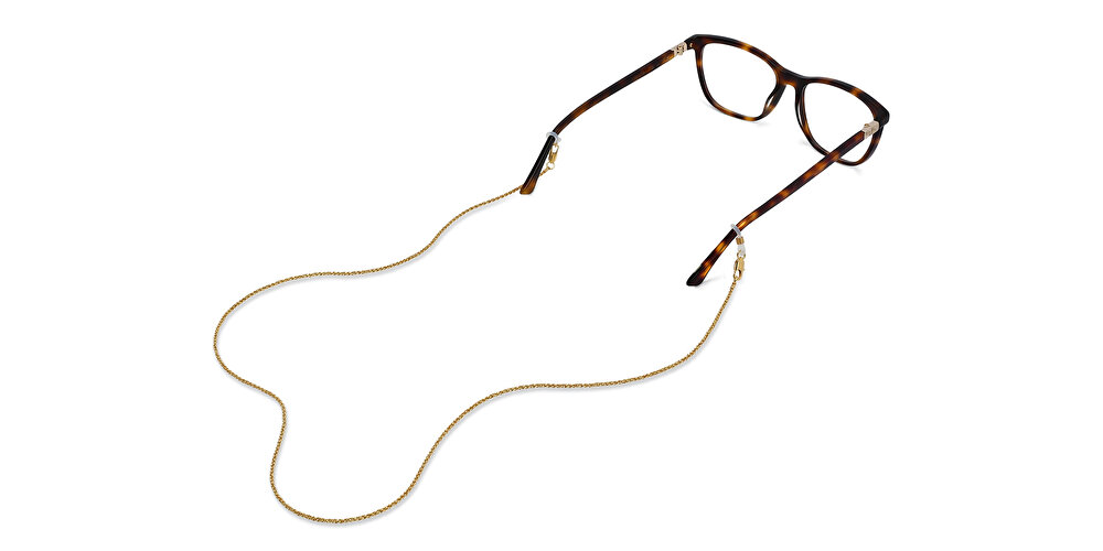 يو أوبتيك سلسلة نظارات مطلية بالذهب