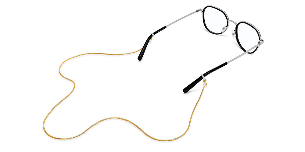 يو أوبتيك سلسلة نظارات مطلية بالذهب