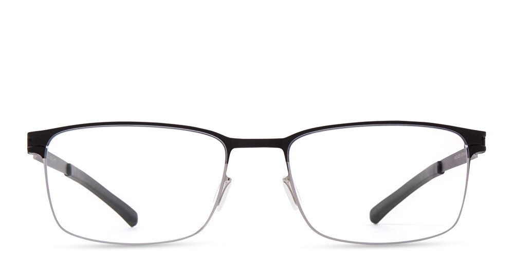 ميكيتا نظارات طبية مربعة الشكل بإطار نصفي
