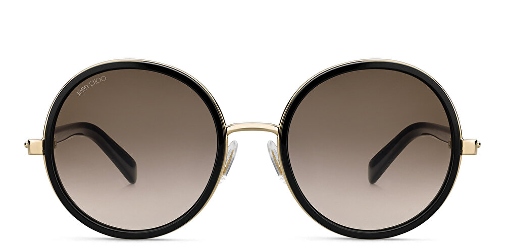 JIMMY CHOO Andie/S Oversized Round Sunglasses