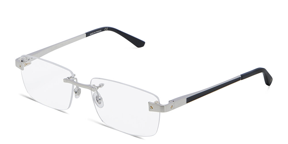 Cartier Rimless Wide Rectangle Eyeglasses