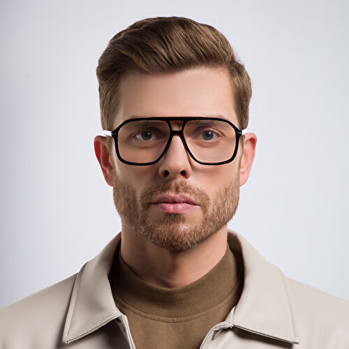 ديفيد بيكهام نظارة طبية أفياتور كبيرة