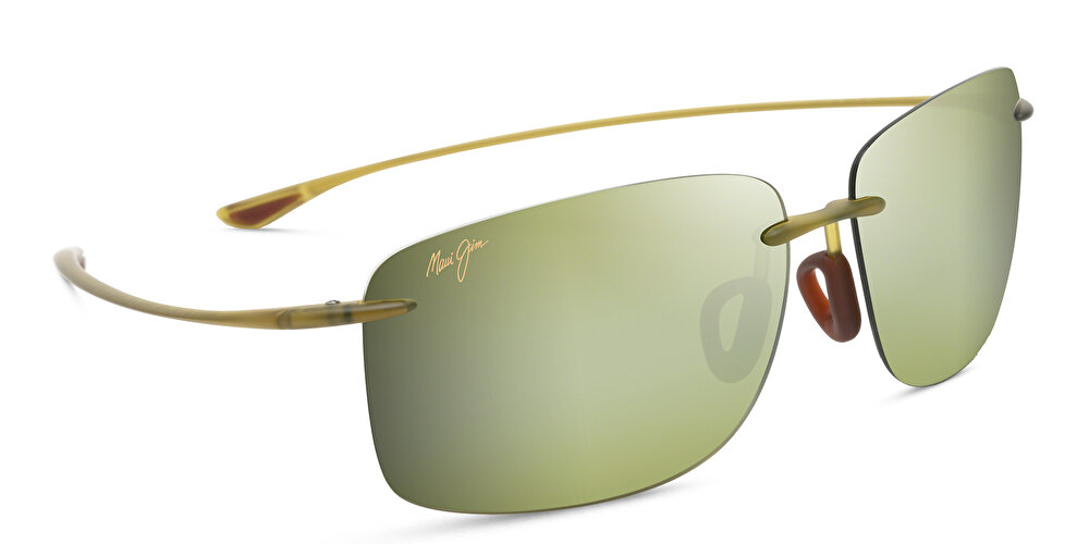 Maui Jim Unisex Rimless Rectangle Sunglasses 