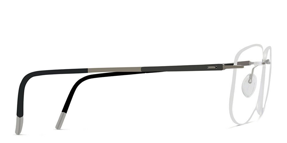 سيلويت نظارة طبية بإطار مربع واسعة بدون إطار
