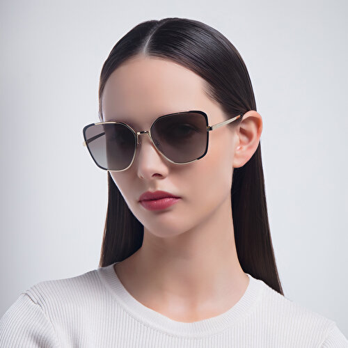 PRADA Wide Irregular Sunglasses