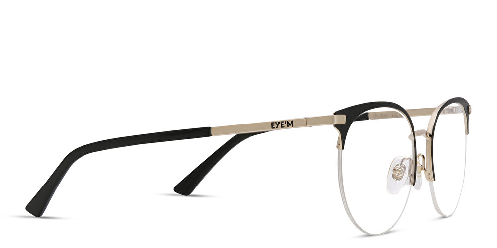 EYE'M TRUE Half Rim Cat Eye Eyeglasses