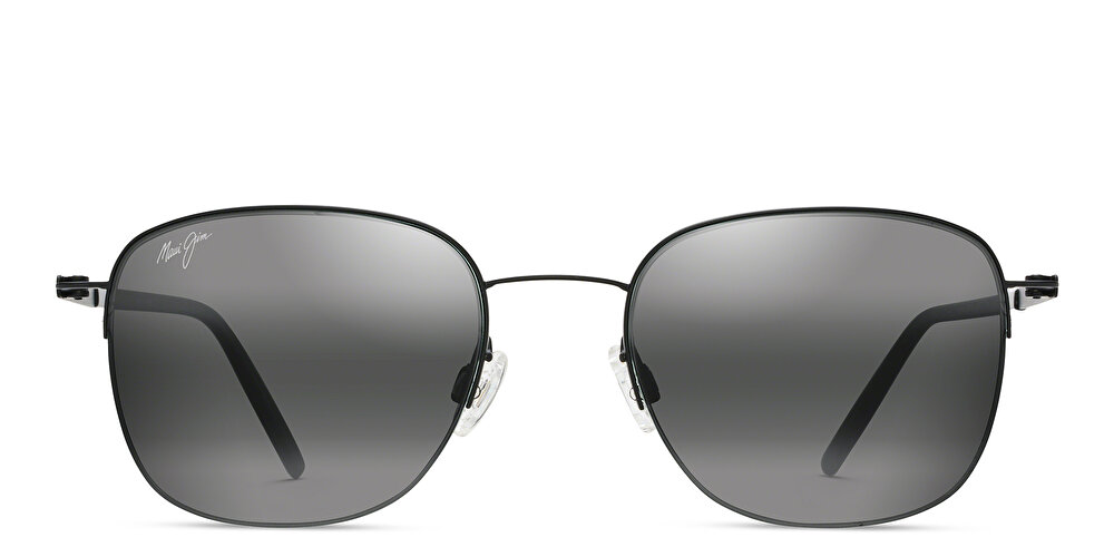Maui Jim Unisex Half-Rim Square Sunglasses
