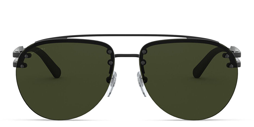 BVLGARI Wide Aviator Sunglasses