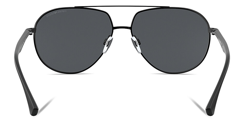 EMPORIO ARMANI Wide Aviator Sunglasses