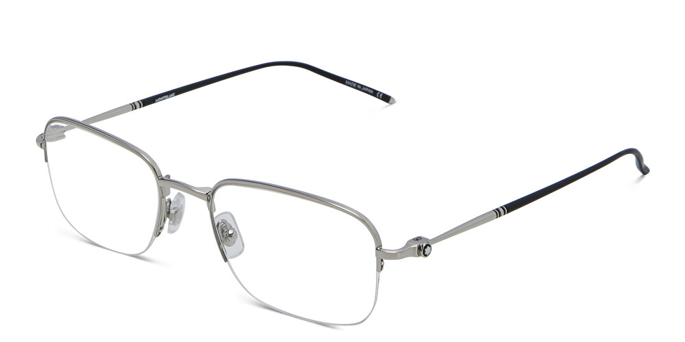 MONTBLANC Half Rim Square Eyeglasses