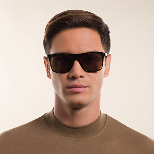 توم فورد نظارة شمسية شوغر بيتش مستطيلة بدون إطار للجنسين