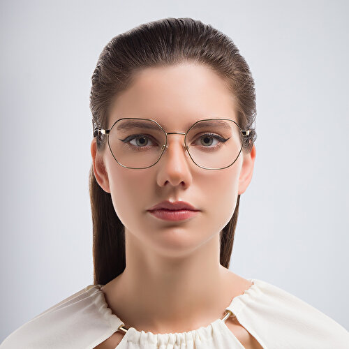 BURBERRY Wide Irregular Eyeglasses