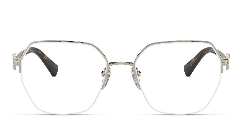بولغري نظارة طبية بإطار غير نظامي نصف إطار